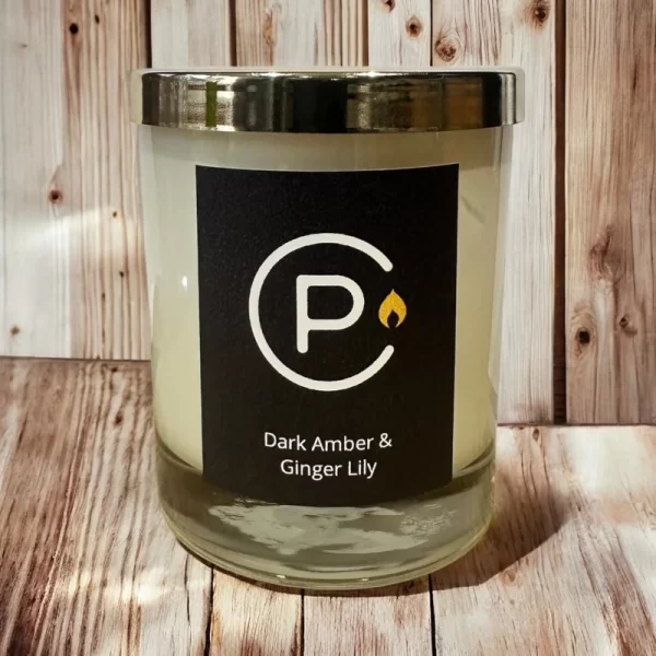Dark Amber & Ginger Lily Candle